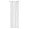 ZÁCLONA NA KROUŽCÍCH ELLISSA 140X250 CM BÍLÁ