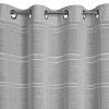 ZÁCLONA NA KROUŽCÍCH ARCADIA 140 X 250 CM STŘÍBRNÁ