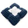 DEKA Z MIKROFLANELU SOFT 150X200 CM TMAVĚMODRÁ