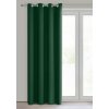 ZATEMŇOVACÍ ZÁVĚS NA KROUŽCÍCH LOGAN 140X270 CM TMAVĚZELENÁ
