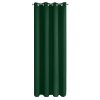 ZATEMŇOVACÍ ZÁVĚS NA KROUŽCÍCH LOGAN 140X270 CM TMAVĚZELENÁ