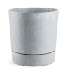 5907600446298 donica z podstawka azalea recykling szary beton 22 cm