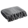 DEKA Z MIKROFLANELU EMMA 150X200 CM TMAVĚŠEDÁ