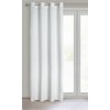 ZATEMŇOVACÍ ZÁVĚS NA KROUŽCÍCH ROSA 140X250 CM BÍLÁ