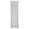 ZÁCLONA NA PÁSCE KIRA2 140X270 CM BÍLÁ