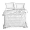 SATÉNOVÉ POVLEČENÍ RETRO5 160X200 CM, 2KS 70X80 CM BÍLÉ