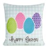 VELIKONOČNÍ DEKORAČNÍ POVLAK NA POLŠTÁŘ EASTER1 45X45 CM VZOROVANÁ