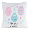 VELIKONOČNÍ DEKORAČNÍ POVLAK NA POLŠTÁŘ EASTER8 45X45 CM VZOROVANÁ