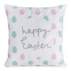 VELIKONOČNÍ DEKORAČNÍ POVLAK NA POLŠTÁŘ EASTER9 45X45 CM VZOROVANÁ