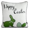 VELIKONOČNÍ DEKORAČNÍ POVLAK NA POLŠTÁŘ EASTER5 45X45 CM VZOROVANÁ