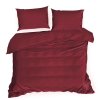 SATÉNOVÉ POVLEČENÍ NOVA3 180X200 CM 2 KS 70X80 CM BORDOVÉ
