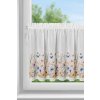 KRÁTKÁ ZÁCLONA NA PÁSKÉ ROZALÍ 150X60 CM KVĚTY