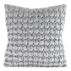 DEKORAČNÍ POVLAK NA POLŠTÁŘ VELVET193 45X45 CM STŘÍBRNÁ