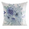 DEKORAČNÍ POVLAK NA POLŠTÁŘ LEN 45 45X45 CM KVĚTINY