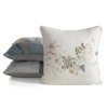DEKORAČNÍ POVLAK NA POLŠTÁŘ LEN 39 45X45 CM KVĚTINY
