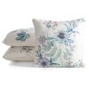 DEKORAČNÍ POVLAK NA POLŠTÁŘ LEN 42 45X45 CM KVĚTY