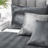 DEKORAČNÍ POVLAK NA POLŠTÁŘ SOFIE 50X70 CM GRAFITOVÁ
