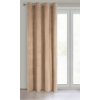 ZATEMŇOVACÍ ZÁVĚS NA KROUŽCÍCH ROSA 140X250 CM TMAVĚBÉŽOVÁ