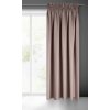 ZATEMŇOVACÍ ZÁVĚS NA PÁSCE AGGIE 140X270 CM PUDROVÁ
