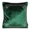 DEKORAČNÍ POVLAK NA POLŠTÁŘ ROYAL9 45X45 CM TMAVĚZELENÁ