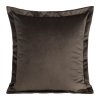 DEKORAČNÍ POVLAK NA POLŠTÁŘ RIA45X45 CM HNĚDÁ