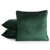 DEKORAČNÍ POVLAK NA POLŠTÁŘ VELVET 45X45 CM TMAVĚZELENÁ