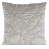 DEKORAČNÍ POVLAK NA POLŠTÁŘ SANDI 45X45 CM STŘÍBRNÁ