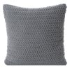 DEKORAČNÍ POVLAK NA POLŠTÁŘ LARIS 45X45 CM STŘÍBRNÁ