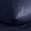 SATÉNOVÉ POVLEČENÍ DINA 200X220 CM 2 KS 70X80 CM TMAVĚMODRÉ