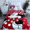 koc flanelowy 100x150 myszka minnie czerwony cora
