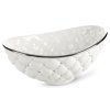 DEKORAČNÍ KERAMICKÁ MISKA ADORE 35X22X15 CM VZOROVANÁ