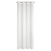 ZÁCLONA NA KROUŽCÍCH MELINDA 135X250 CM BÍLÁ