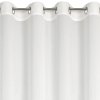 ZÁCLONA NA KROUŽCÍCH MELINDA 135X250 CM BÍLÁ