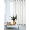 ZÁCLONA NA KROUŽCÍCH MELINDA 135X250 CM BÍLÁ
