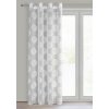 ZÁCLONA NA KROUŽCÍCH MILAGROS 140X250 CM VZOROVANÁ