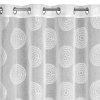 ZÁCLONA NA KROUŽCÍCH MILAGROS 140X250 CM VZOROVANÁ