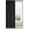 ZATEMŇOVACÍ ZÁVĚS NA PÁSCE ADLEY 135X270 CM ČERNÁ