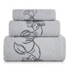 FROTÉ RUČNÍK LILA SADA 1KS 30X50 CM, 1KS 50X90 CM, 1KS 70X140 CM STŘÍBRNÁ