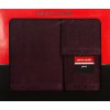 FROTÉ RUČNÍK PIERRE CARDIN EVI SADA 30X50 CM, 50X90 CM, 70X140 CM BORDOVÁ