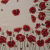 GOBELÍNOVÝ UBRUS PAPAVER 100X100 CM KVĚTY