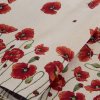 GOBELÍNOVÝ UBRUS PAPAVER 100X100 CM KVĚTY