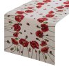 GOBELÍNOVÝ BĚHOUN NA STŮL PAPAVER 40X100 CM KVĚTY