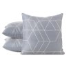 DEKORAČNÍ POVLAK NA POLŠTÁŘ GEO 40X40 CM VZOROVANÁ