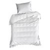 MAKOSATENOVÉ POVLEČENÍ REINA44 160X200 CM, 2 KS 70X80 CM BÍLÉ