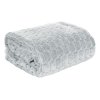 FLANELOVÁ DEKA ZOE1 150X200 CM STŘÍBRNÁ