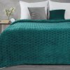 FLANELOVÁ DEKA ZOE1 150X200 CM TMAVĚTYRKYSOVÁ