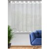 ZÁCLONA NA KROUŽCÍCH MAYA 300X100 CM BÍLÁ