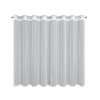 ZÁCLONA NA KROUŽCÍCH MAYA 300X100 CM BÍLÁ