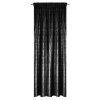 ZATEMŇOVACÍ ZÁVĚS NA PÁSCE CYPRUS 140X270 CM ČERNÁ