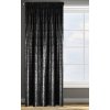 ZATEMŇOVACÍ ZÁVĚS NA PÁSCE CYPRUS 140X270 CM ČERNÁ